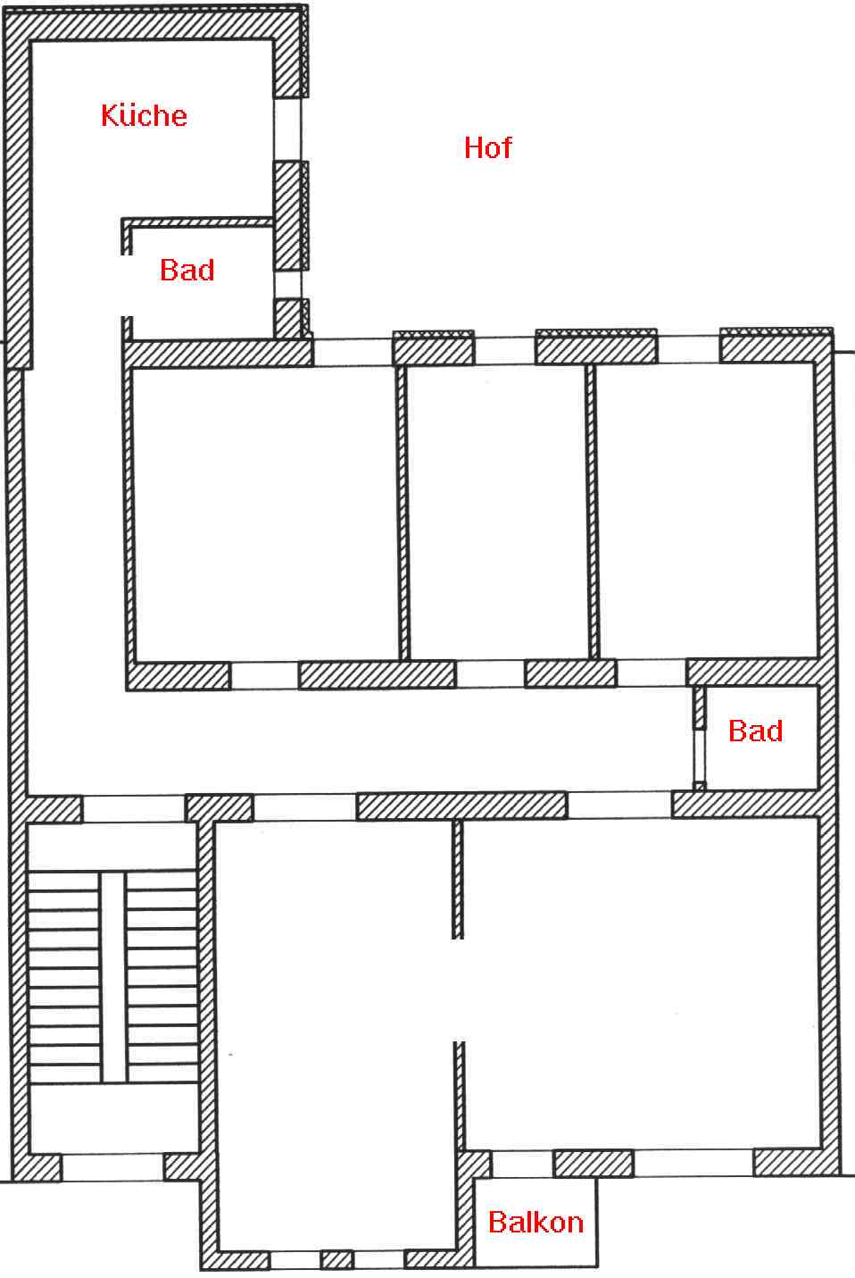 Wohnungsgrundriss